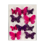 Assorted feather butterflies