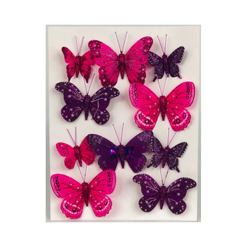 Assorted-feather-butterflies Assorted feather butterflies - Image 1