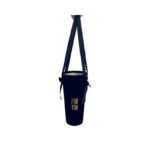Black round velvet cone