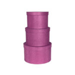 3 Piece flat cylinder shimmer giftbox - Image 3