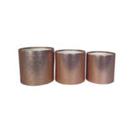3 piece cylinder no lid glitter