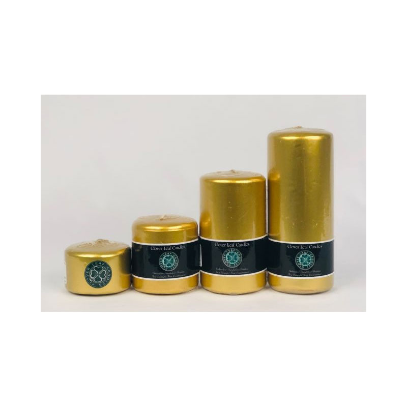 CAN34H Pillar Candles Metallic / Pearl - Image 1