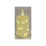 Cylinder with led flame