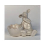 Ceramic Sitting Rabbit Pot
