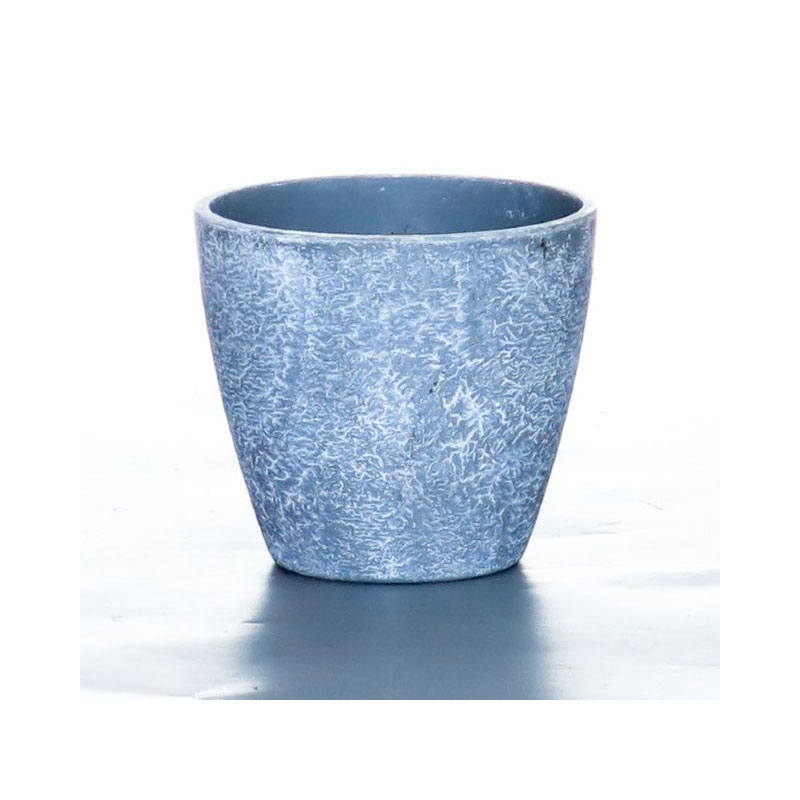 IEM13A 8cm V-shape grey pot - Image 1