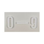 10cm Polystyrene letters, numbers and symbols