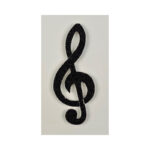 Polystyrene clef music note