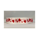Heart satin ribbon