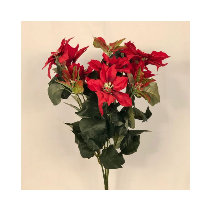 SIL27I Poinsettia Bush - Image 1