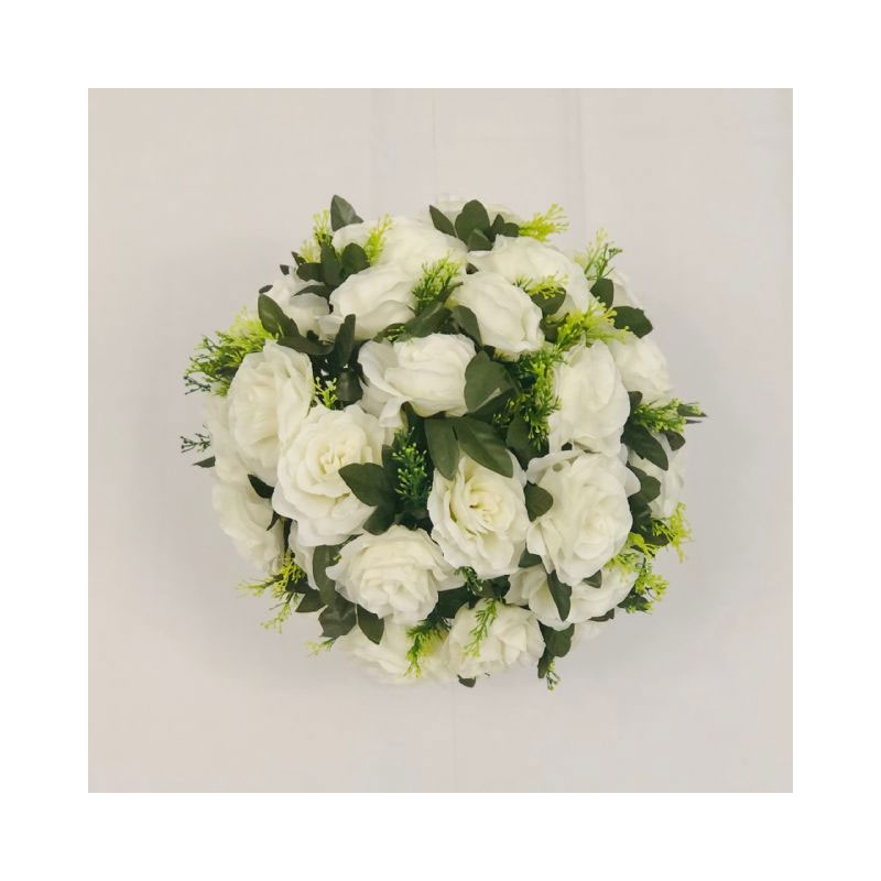 SIL62A Round Funeral Wreath - Image 1