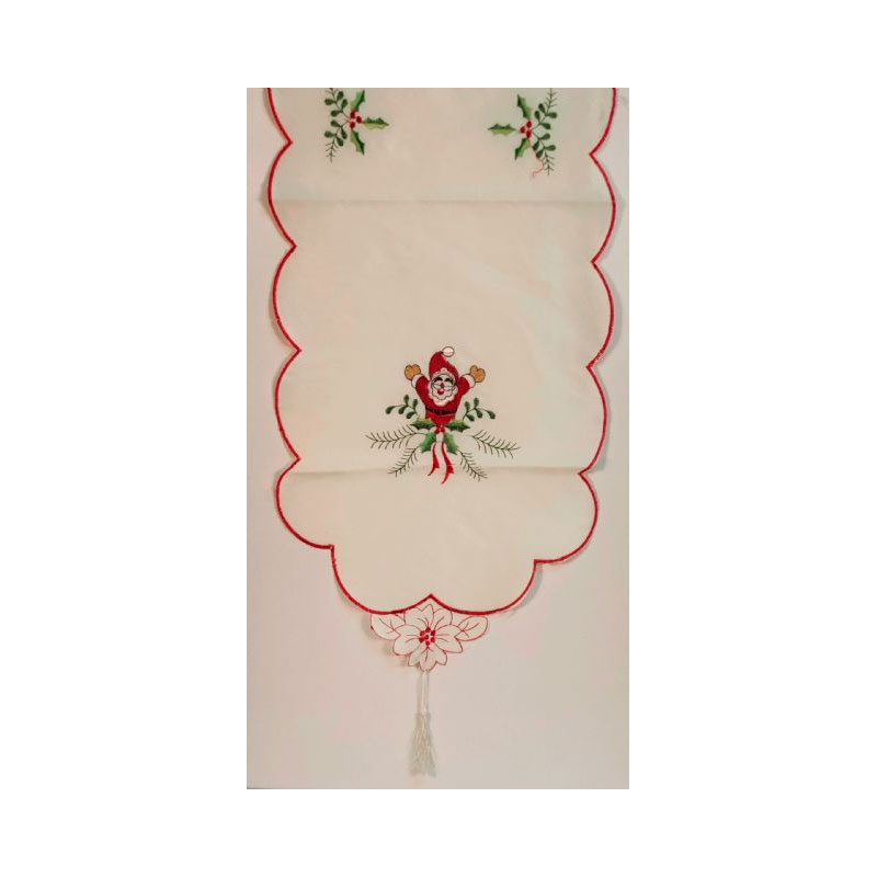 TAB8-01 Embroided Christmas Table Runner - Image 1