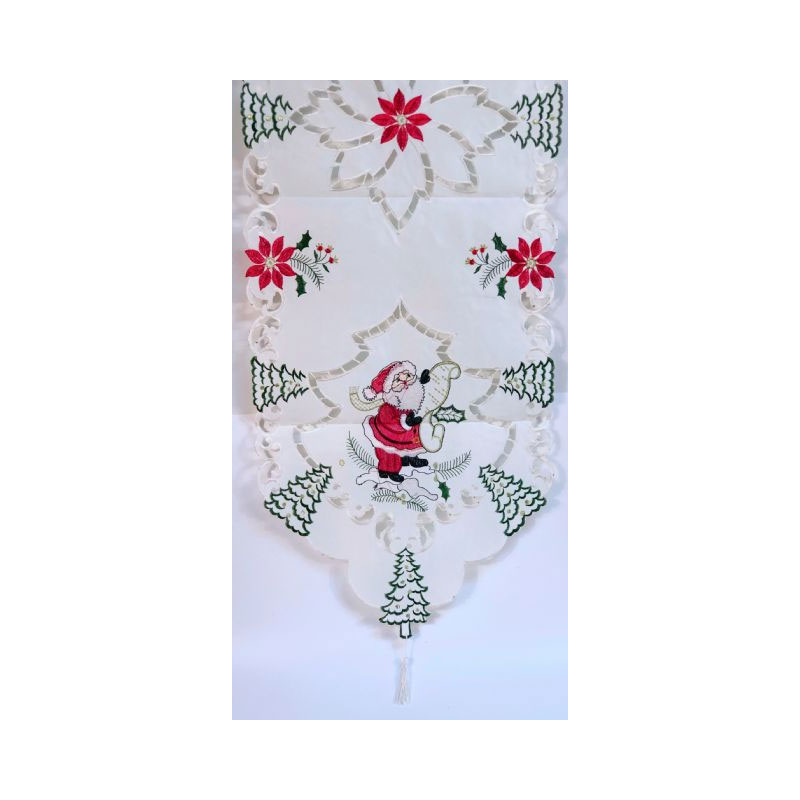 TAB9-01 Embroided Christmas Table Runner - Image 1