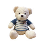 Scruffy bear with striped jersey - Image 2