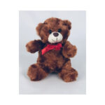 Fluffy teddy bear with a bow - Image 3