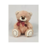 Scruffy teddy with tartan