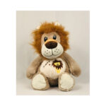 Lion teddy bear with "Amor"