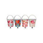 Valentine bucket with handle