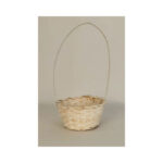 White Posy Basket