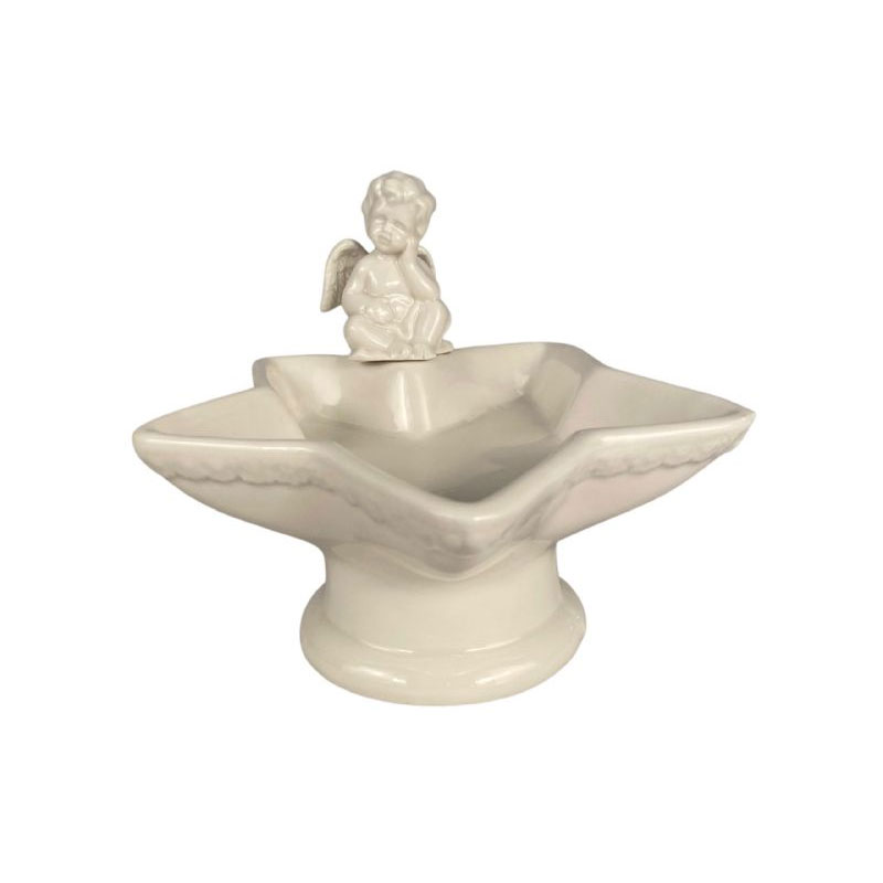 XMA1 Sitting angel on star on foot - Image 1