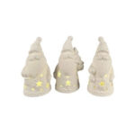 White santa with lights