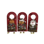 Christmas door sign with bell