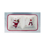 2 Divisional Christmas tray