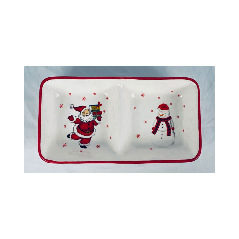 XMA15J 2 Divisional Christmas tray - Image 1