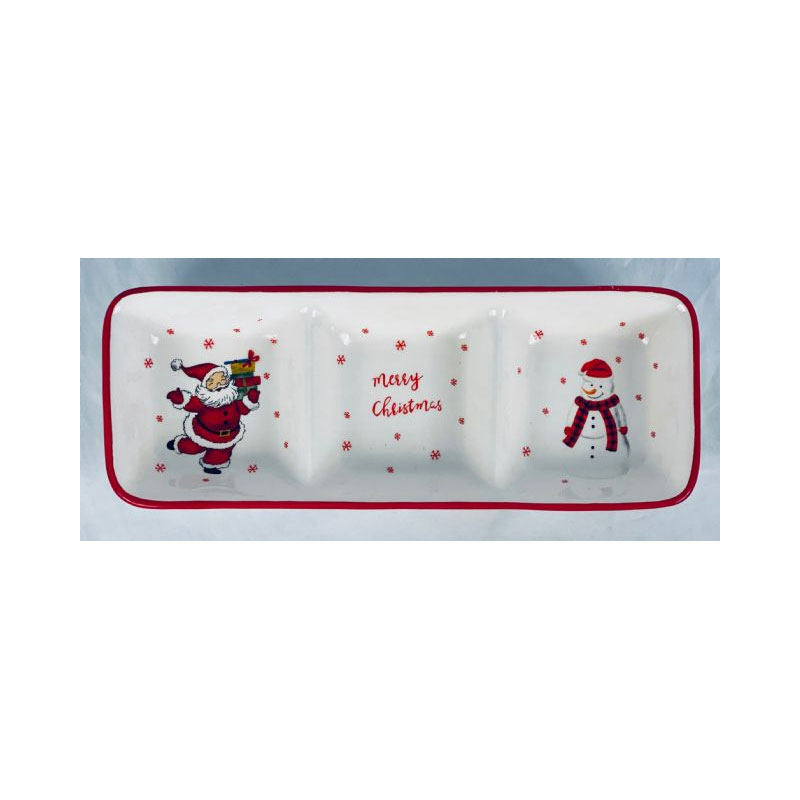 XMA15K 3-Divisonal Christmas Tray - Image 1