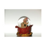Christmas Theme Snow Globe On A Sleigh
