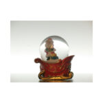 Christmas Theme Snow Globe On A Sleigh - Image 2