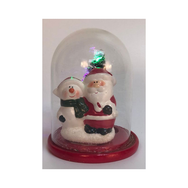 XMA17U Dome With Christmas Decor Inside - Image 1