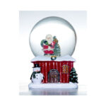 Christmas Theme Snow Globe On A Shed - Image 2