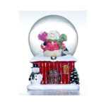 Christmas Theme Snow Globe On A Shed - Image 3