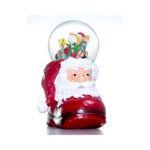 Father Christmas Boot Snow Globe