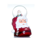 Father Christmas Boot Snow Globe - Image 2