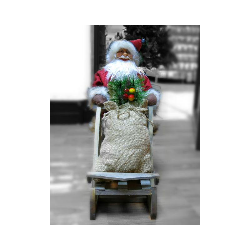 XMA19E Father Christmas on Christmas Sleigh - Image 1