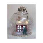 Clear Ball With Christmas Scene