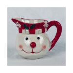 Snowman milk jug