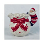 Milk jug with santa handle