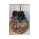Christmas Bauble With Cones and Berries
