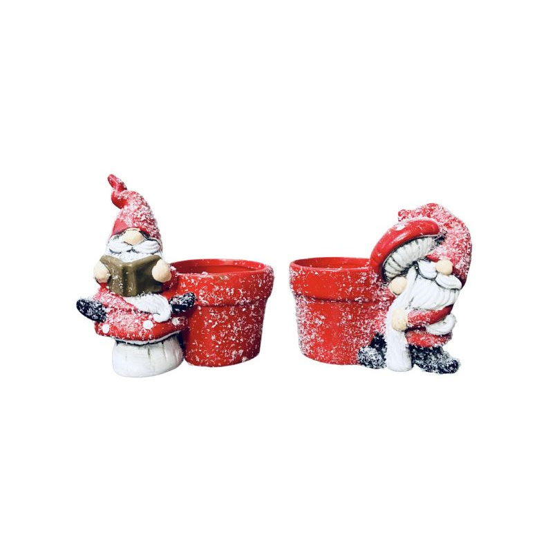 XMA55C Planter with gnome on side - Image 1