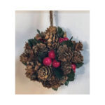 Pine Cone and Berry Hanging Ball