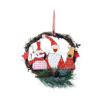Wooden Christmas Wreath Decoration