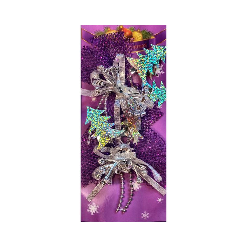 XMA99FW Christmas Poinsettia Bow - Image 1