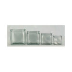 Clear square cube
