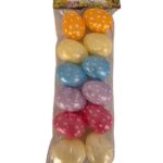 Fillable Plastic Egg With Dots(12) 6cm